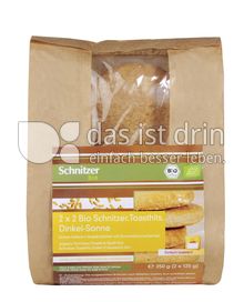 Produktabbildung: Schnitzer bio Bio Toasthits Dinkel-Sonne 250 g