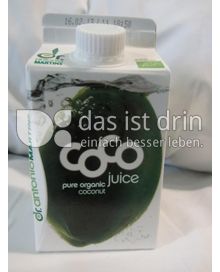 Produktabbildung: coco pure organic coconut juice 500 ml