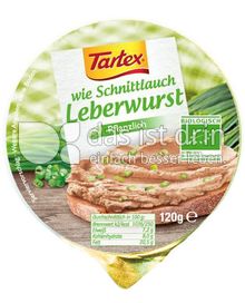 Produktabbildung: Tartex wie Schnittlauchl Leberwurst 120 g