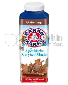 Produktabbildung: Bärenmarke Die Alpenfrische Schüttel-Shake Schoko-Nougat 400 ml
