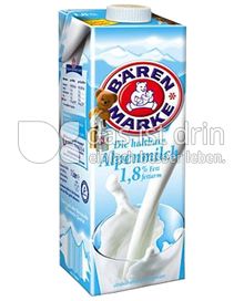 Produktabbildung: Bärenmarke Die haltbare Alpenmilch 1,8% Fett 1 l
