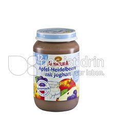 Produktabbildung: Alnatura Apfel-Heidelbeere mit Joghurt 190 g