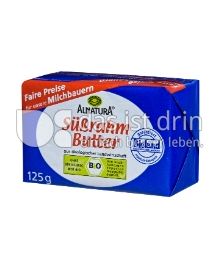 Produktabbildung: Alnatura Süßrahm Butter 125 g