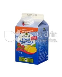 Produktabbildung: Alnatura Frucht-Buttermilch Himbeere-Zitrone 500 g