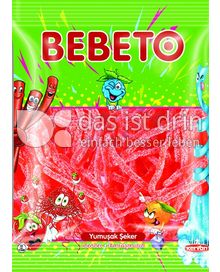 Produktabbildung: BEBETO Bebeto Spaghetti Erdbeeren  Sour - Halal 80 g