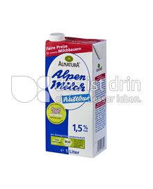 Produktabbildung: Alnatura Alpenmilch haltbar 1,5% Fett 1 l