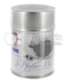 Produktabbildung: Johann Lafer Schwarzer 3-Pfeffer-Mix 60 g