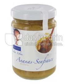 Produktabbildung: Johann Lafer Ananas-Senfsauce 160 g