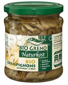 Produktabbildung: Bio Greno Naturkost Bio Champignons 330 g