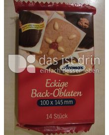 Produktabbildung: Aromax Eckige Back-Oblaten 46 g