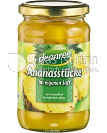 Produktabbildung: dennree Ananasstücke im eigenen Saft 350 g