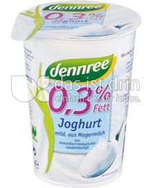 Produktabbildung: dennree Joghurt mild aus Magermilch 500 g