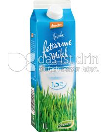 Produktabbildung: dennree Frische fettarme Milch 1 l