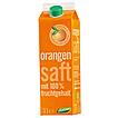 Produktabbildung: dennree Orangensaft mit 100% Fruchtgehalt  1 l