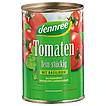 Produktabbildung: dennree Tomaten fein-stückig mit Basilikum  400 g