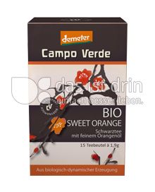 Produktabbildung: Campo Verde Bio Schwarztee Sweet Orange 28,5 g