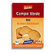 Produktabbildung: Campo Verde Bio Dinkel-Butterzwieback  200 g