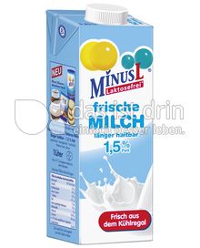 Produktabbildung: MinusL Laktosefreie frische Milch fettarm 1,5% Fett 1 l