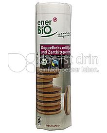 Produktabbildung: enerBIO Doppelkeks mit Quinoa und Zartbittercreme 330 g