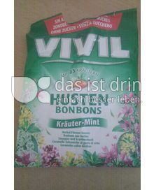 Produktabbildung: Vivil Husten Bonbons Kräuter-Mint 100 g
