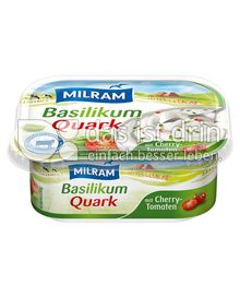 Produktabbildung: MILRAM BasilikumQuark 200 g