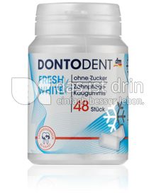 Produktabbildung: Dontodent Zahnpflege-Kaugummi Fresh White 48 St.