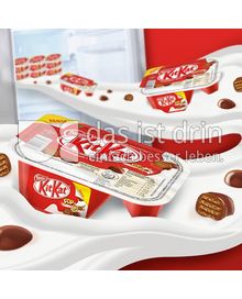 Produktabbildung: KitKat Vanillejoghurt + knackige KIT KAT Pop Chocs 