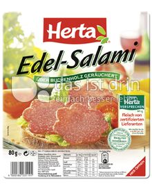 Produktabbildung: Herta Edel-Salami 80 g