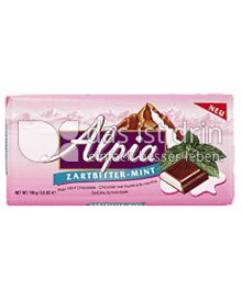 Produktabbildung: Alpia Zartbitter-Mint 100 g
