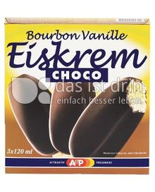 Produktabbildung: A&P Bourbon Vanille Eiskrem Choco 120 ml