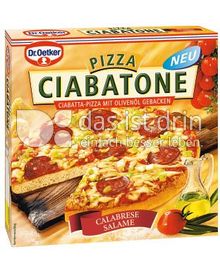 Produktabbildung: Pizza Ciabatone Calabrese Salame 295 g