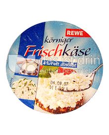 Rewe Korniger Frischkase 92 2 Kalorien Kcal Und Inhaltsstoffe Das Ist Drin