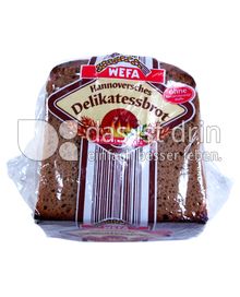 Produktabbildung: WEFA Hannoversches Delikatessbrot 500 g
