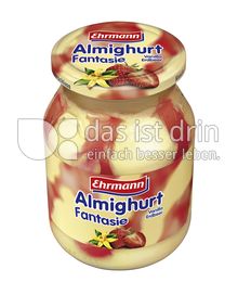 Produktabbildung: Ehrmann Almighurt Fantasie Vanilla Erdbeer 500 ml