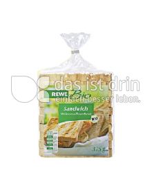 Produktabbildung: REWE Bio Weizenvollkorn-Sandwich 375 g