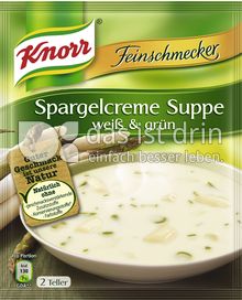 Produktabbildung: Knorr Feinschmecker Spargelcreme Suppe weiß & grün 0,5 l