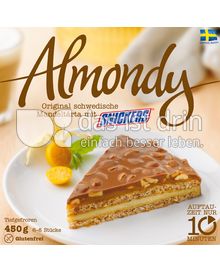 Produktabbildung: Almondy orig.schwedische Mandeltorte mit Snickers 450 g