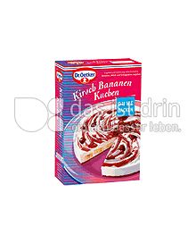 Dr Oetker Kirsch Bananen Kuchen 244 0 Kalorien Kcal Und Inhaltsstoffe Das Ist Drin