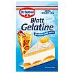 Produktabbildung: Dr. Oetker Blatt Gelatine weiss  10 g