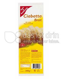Produktabbildung: Gut & Günstig Ciabatta Brot 300 g