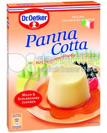 Produktabbildung: Dr. Oetker Panna Cotta mit Karmellsoße 