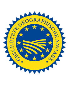 Abbildung: EU-Herkunftszeichen geschützte geographische Angabe