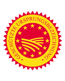 Abbildung: EU-Herkunftszeichen geschützter Ursprungsbezeichnung