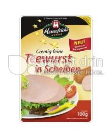 Produktabbildung: Menzefricke Teewurst in Scheiben 100 g