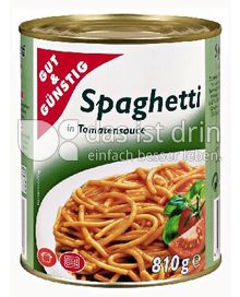 Produktabbildung: Gut & Günstig Spaghetti in Tomatensauce 800 g