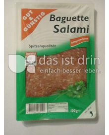 Produktabbildung: Gut & Günstig Baguette Salami 100 g