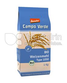 Produktabbildung: Campo Verde Demeter Weizenmehl Type 1050 1000 g