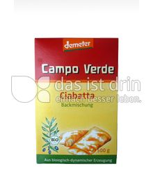 Produktabbildung: Campo Verde Demeter Backmischung für Ciabatta 500 g