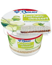 Produktabbildung: Bauer Kuchendessert Käsekuchen-Limette 150 g