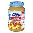 Produktabbildung: Nestlé Alete  Pfirsich & Aprikose in Apfel 190 g